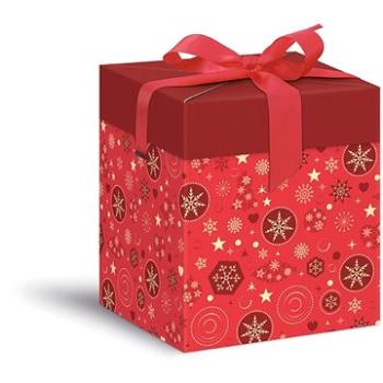 Krabička dárková vánoční 12x12x15cm (8595138569120)