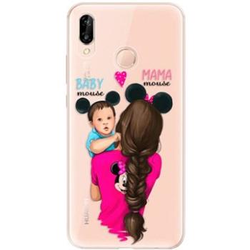 iSaprio Mama Mouse Brunette and Boy pro Huawei P20 Lite (mmbruboy-TPU2-P20lite)