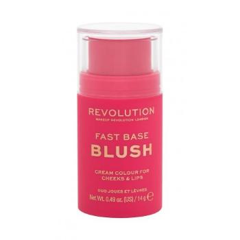 Makeup Revolution London Fast Base Blush 14 g tvářenka pro ženy Rose