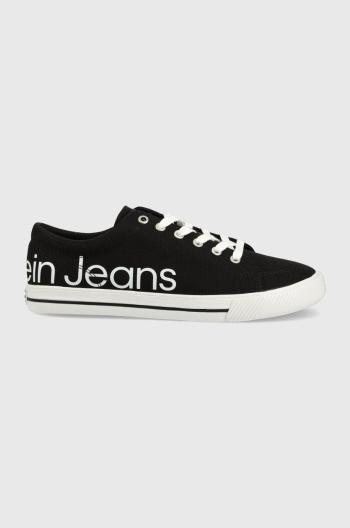 Tenisky Calvin Klein Jeans pánské, černá barva