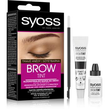 Syoss Brow Tint barva na obočí odstín Dark Brown