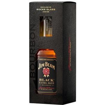 Jim Beam Black Extra Aged Bourbon 0,7l 43% + 1x sklo GB (5060045587640)