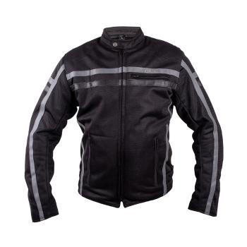 Moto bunda W-TEC Bellvitage Crow  černo-šedá  5XL