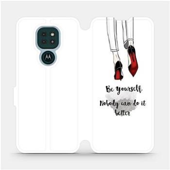 Flipové pouzdro na mobil Motorola Moto G9 Play - M046P Be yourself (5903516381944)