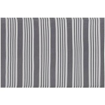 Venkovní koberec 120 x 180 cm šedý a bílý DELHI, 202339 (beliani_202339)