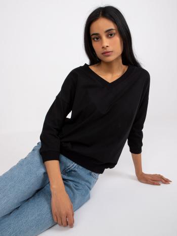 ČERNÁ BASIC HALENKA OLIVIA RV-BZ-7542.41X-BLACK Velikost: L/XL