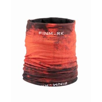 Finmark MULTIFUNCTIONAL SCARF WITH FLEECE Multifunkční šátek, červená, velikost