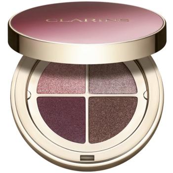 Clarins Ombre 4 Colour Eye Palette paletka očních stínů pro dlouhotrvající efekt odstín 02 - Rosewood Gradation 4,2 g