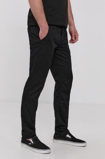 Kalhoty Vans pánské, černá barva, přiléhavé