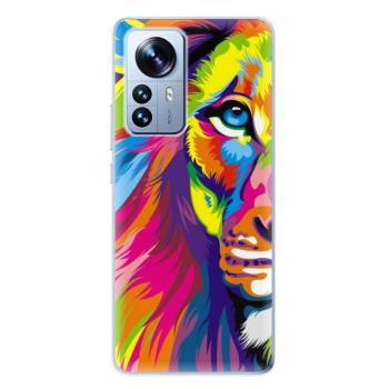 Odolné silikonové pouzdro iSaprio - Rainbow Lion - Xiaomi 12 Pro