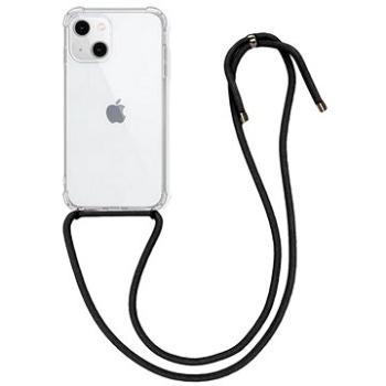 TopQ iPhone 13 mini silikon s černou šňůrkou průhledný 67293 (Sun-67293)