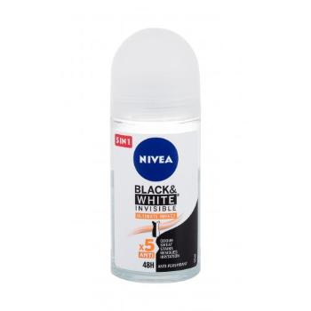 Nivea Black & White Invisible Ultimate Impact 48H 50 ml antiperspirant pro ženy roll-on