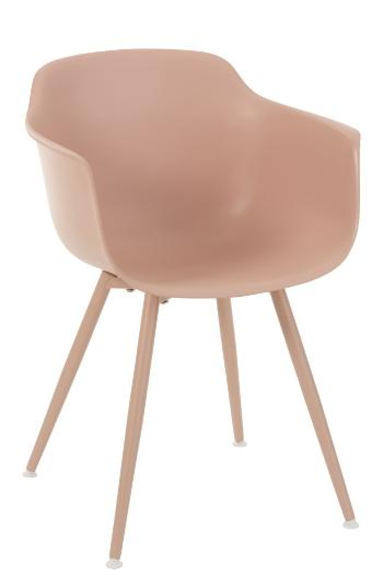 Růžová plastová židle Swing - 54*57*80 cm 1596