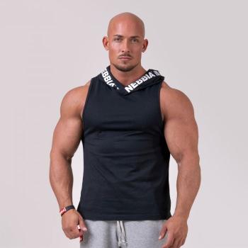 Tílko Hooded Black XL - NEBBIA