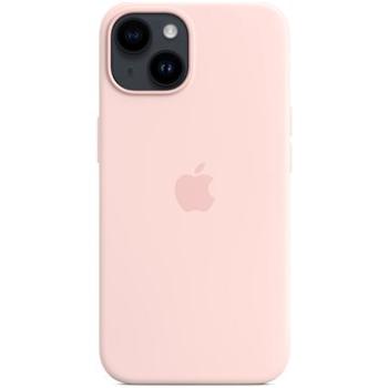 Apple iPhone 14 Silikonový kryt s MagSafe křídově růžový (MPRX3ZM/A)