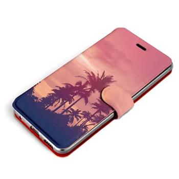 Mobiwear Flip pouzdro pro Samsung Galaxy A03s - M134P Palmy a růžová obloha (5903516917860)