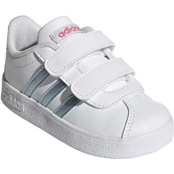 adidas VL COURT 2.0 CMF I Dětské vycházkové tenisky, bílá, velikost 25