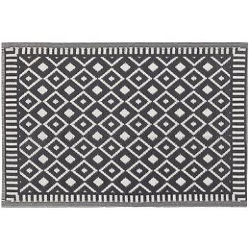 Venkovní koberec černý 120x180 cm SIROHI, 250864 (beliani_250864)