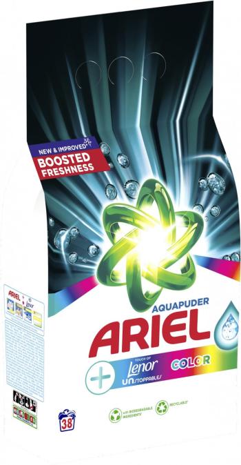 Ariel AquaPuder Touch of Lenor, Color, prací prášek 2.47 kg