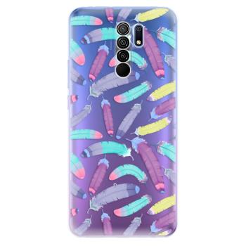 Odolné silikonové pouzdro iSaprio - Feather Pattern 01 - Xiaomi Redmi 9