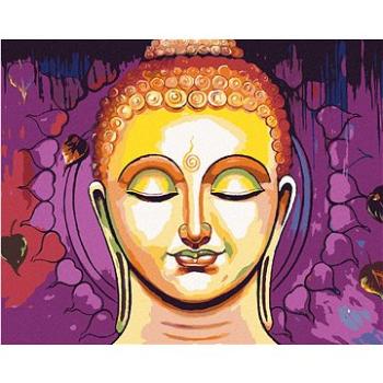 Diamondi - Diamantové malování - MEDITUJÍCÍ BUDDHA, 40x50 cm, bez rámu a bez vypnutí plátna (604726A)