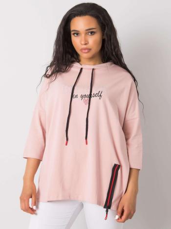 RŮŽOVÁ HALENKA BELIEVE -RV-BZ-6487.94P-PINK Velikost: ONE SIZE