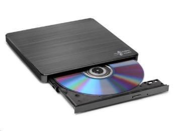 HITACHI LG - externí mechanika DVD-W/CD-RW/DVD±R/±RW/RAM GP60NB60, Slim, Black, box+SW, GP60NB60