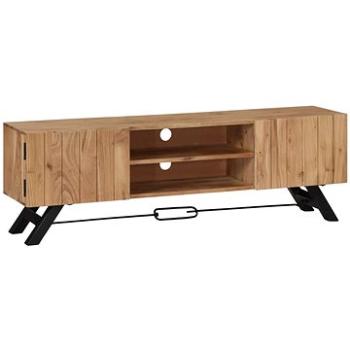 TV stolek 140x30x45 cm masivní akáciové dřevo (247971)