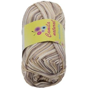 Camila multicolor 50g - 9109 bílá, béžová, hnědá (6772)