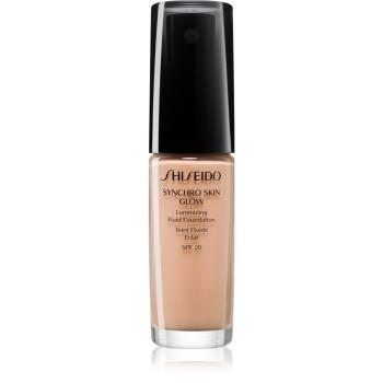 Shiseido Synchro Skin Glow Luminizing Fluid Foundation rozjasňující make-up SPF 20 odstín Rose 3 30 ml