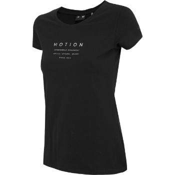 4F WOMEN'S T-SHIRT Dámské tričko, černá, velikost M