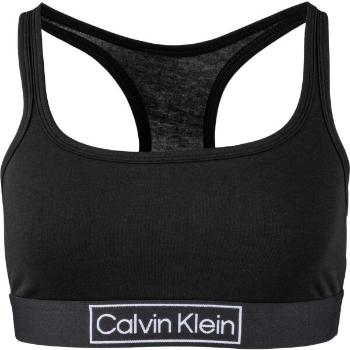 Calvin Klein REIMAGINED HERITAGE-UNLINED BRALETTE Dámská podprsenka, černá, velikost S