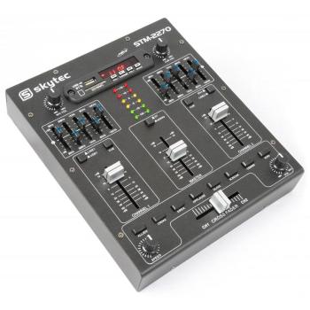 Vonyx STM-2270, 4 kanálový mixér, bluetooth, USB, SD, MP3, FX