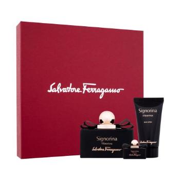 Salvatore Ferragamo Signorina Misteriosa dárková kazeta parfémovaná voda 100 ml + parfémovaná voda 5 ml + tělové mléko 50 ml pro ženy