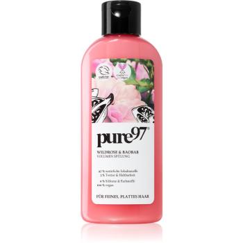 Pure97 Wildrose & Baobab objemový kondicionér pro jemné a zplihlé vlasy 200 ml