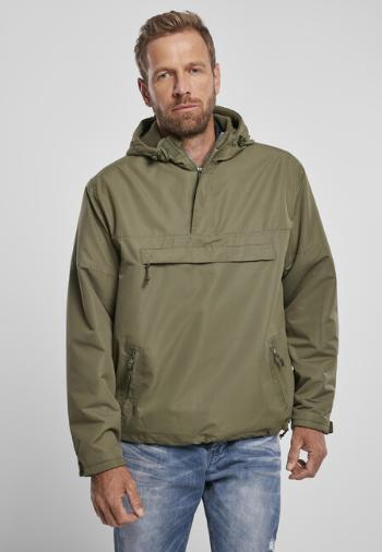 Brandit Fleece Pull Over Windbreaker olive - 4XL