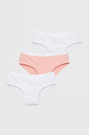 Dětské kalhotky OVS (3-pak) růžová barva