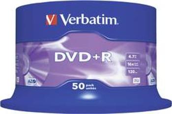 DVD+R 4.7 GB Verbatim 43550, 50 ks, vřeteno