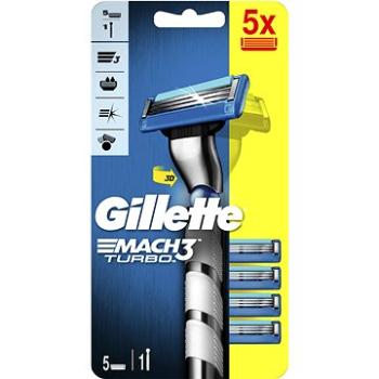 GILLETTE Mach3 Turbo + hlavice 5 ks
 (7702018610228)