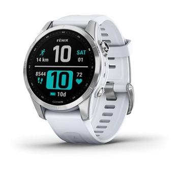 Garmin Fenix 7S Silver/Whitestone Band (010-02539-03)