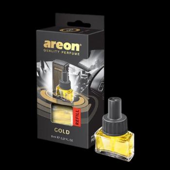 AREON Car Luxusní parfém do auta Black edition Gold - náplň 8 ml