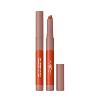 L'Oréal Paris Infaillible Matte Lip Crayon 1,3 g rtěnka pro ženy 106 Mon Cinnamon rtěnka v tužce