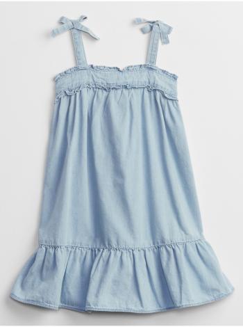 Modré holčičí dětské šaty denim dress