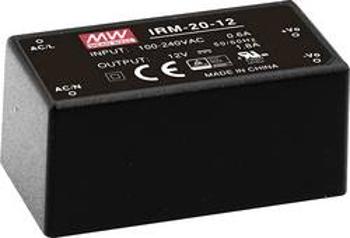 AC/DC zdroj do DPS Mean Well IRM-20-12, 12 V/DC, 1.8 A, 21.6 W