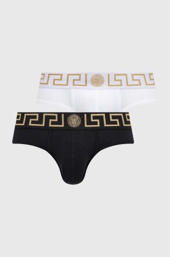 Spodní prádlo Versace 2-pack pánské, bílá barva, AU10180 1A10011