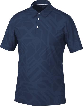 Galvin Green Maze Mens Breathable Short Sleeve Shirt Navy M Polo košile