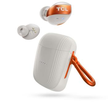 TCL True Wireless sportovní sluchátka ACTV500TWSWT, bílo-oranžová