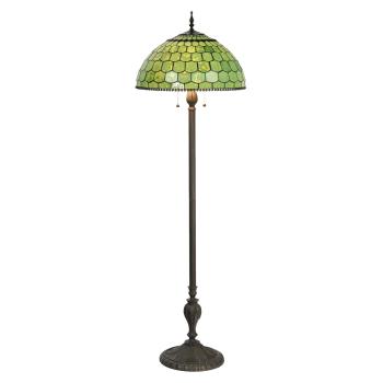 Stojací Tiffany lampa Amarante – Ø 51*165 cm E27/max 3*60W 5LL-6042