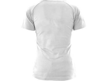 Tričko CXS ELLA, dámské, krátký rukáv, bílá, vel. 2XL, XXL