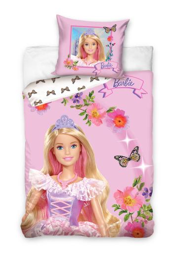 Carbotex Dětské ložní povlečení - Barbie s motýly